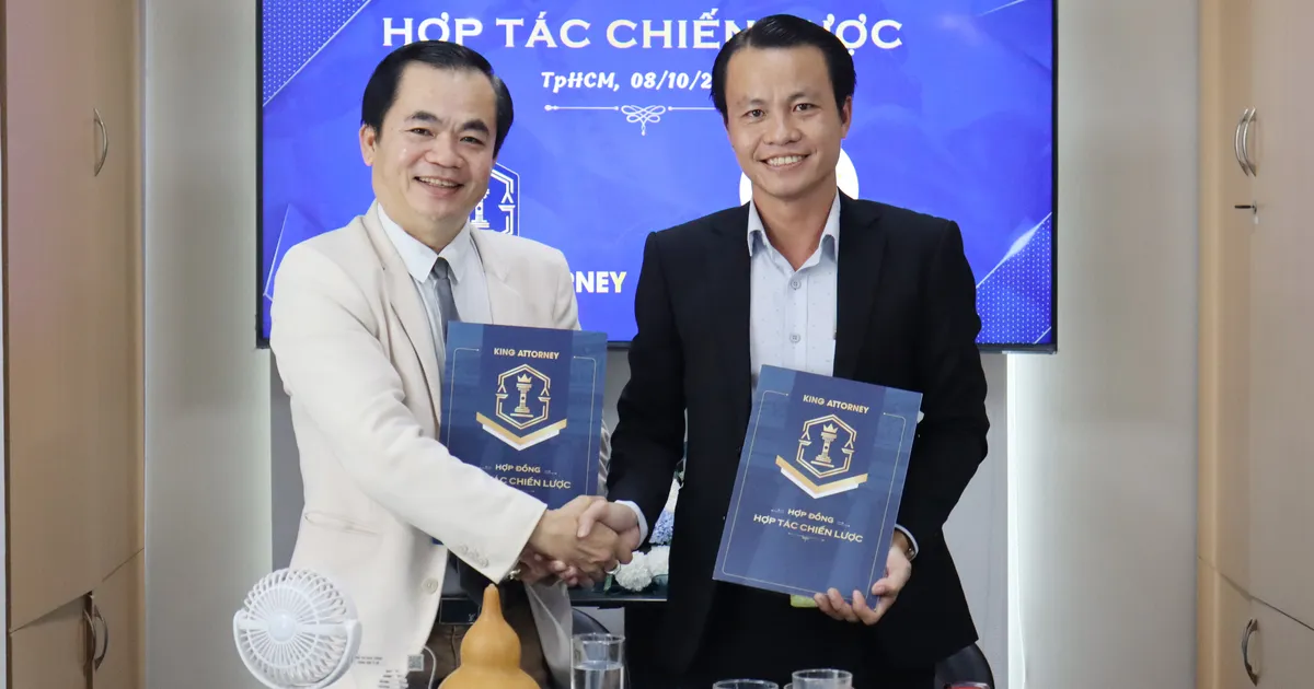 Lễ ký kết hợp tác giữa Công ty Cổ phần Meta King Attorney và Công ty TNHH Đầu tư và Phát triển Nông nghiệp Công nghệ cao Gạo Việt