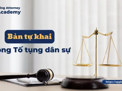 BẢN TỰ KHAI TRONG TỐ TỤNG DÂN SỰ