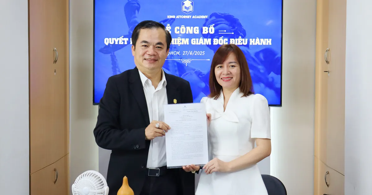 CHÍNH THỨC: TS. PHẠM THU THỦY GIỮ CHỨC GIÁM ĐỐC ĐIỀU HÀNH (CEO) CỦA KING ATTORNEY ACADEMY (KAA)