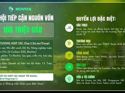 CÔNG BỐ CHIẾN LƯỢC: NOVITA INC. KHỞI ĐỘNG GÓI HỢP TÁC TIẾP CẬN NGUỒN VỐN 100 TRIỆU USD CHO DOANH NGHIỆP VIỆT
