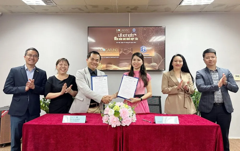 Công Ty CP King Attorney Chính Thức Ký Kết Hợp Tác (MOU) Với Công Ty CP Quốc Tế Mocafund