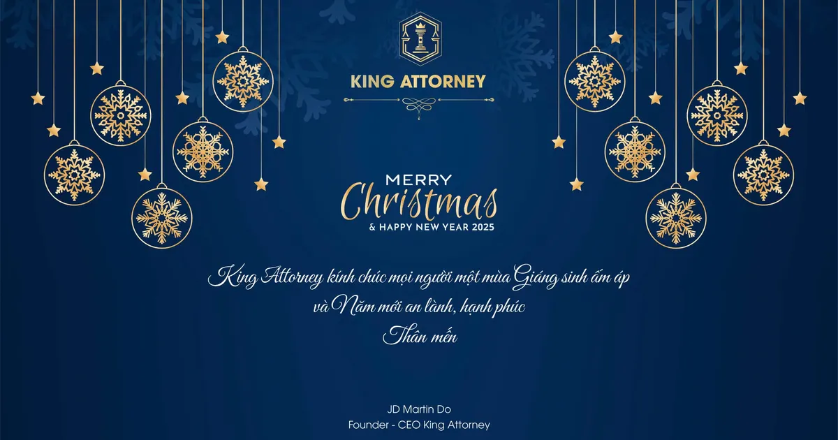  King Attorney Chúc Mừng Giáng Sinh 2024 